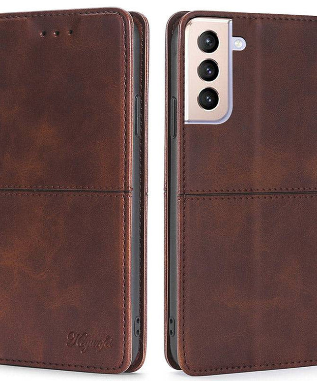Leather Flip Wallet Cover for Samsung S21 Series - Libiyi