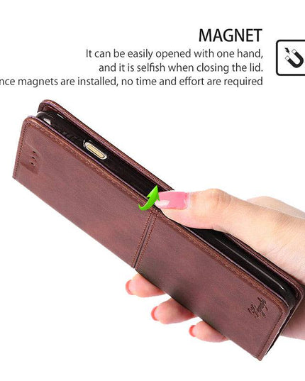 Leather Flip Wallet Cover for Samsung S21 Series - Libiyi