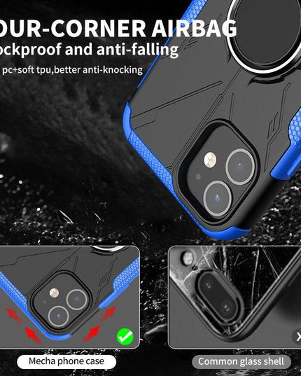 Robot 3 in 1 Heavy Duty Defender Case For iPhone 12 - Libiyi