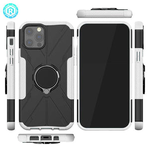Robot 3 in 1 Heavy Duty Defender Case For iPhone 12 Series - Libiyi