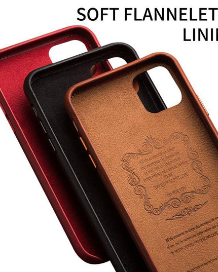 Genuine Leather Silm Back Cover for iPhone - Libiyi
