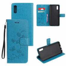Laden Sie das Bild in den Galerie-Viewer, Imprint Butterfly Flower Leather Mobile Phone Case for iPhone XR - Libiyi