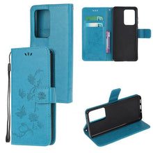 Laden Sie das Bild in den Galerie-Viewer, Imprint Butterfly Flower Leather Mobile Phone Case for Samsung S21 Series - Libiyi
