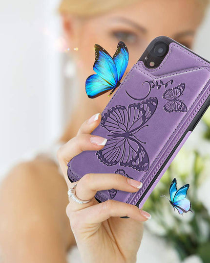 New Luxury Embossing Wallet Cover For iPhone X/Xs-Fast Delivery - Libiyi