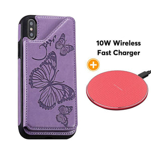 New Luxury Embossing Wallet Cover For iPhone Xs Max-Fast Delivery - Libiyi