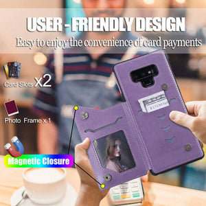 New Luxury Embossing Wallet Cover For SAMSUNG Note 9-Fast Delivery - Libiyi