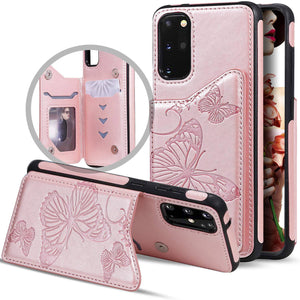 New Luxury Embossing Wallet Cover For SAMSUNG S20 Plus-Fast Delivery - Libiyi