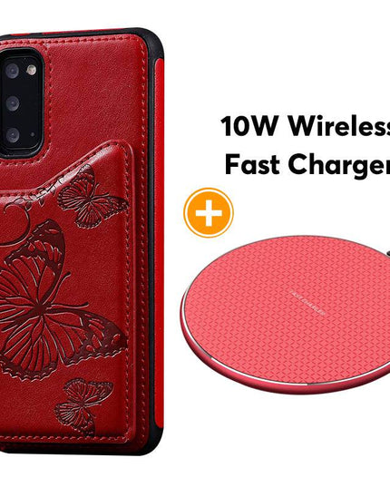 New Luxury Embossing Wallet Cover For SAMSUNG S20 Plus-Fast Delivery - Libiyi