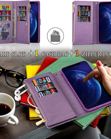 Glitter Sparkly Girly Bling Leather Flip Cover For Samsung S Series - Libiyi