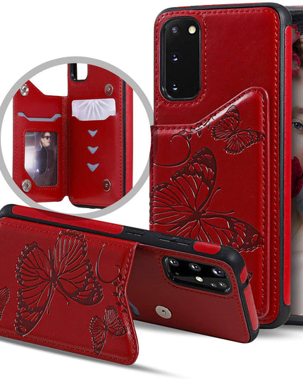 New Luxury Embossing Wallet Cover For SAMSUNG S20-Fast Delivery - Libiyi