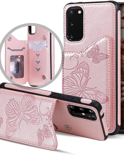 New Luxury Embossing Wallet Cover For SAMSUNG S20-Fast Delivery - Libiyi