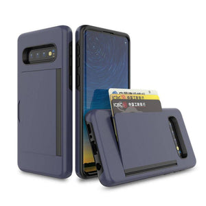 Armor Protective Card Holder Case for Samsung S10 Plus - Libiyi