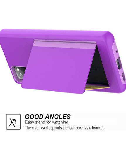 Armor Protective Card Holder Case for Samsung S20 Plus With 2-Pack Screen Protectors - Libiyi