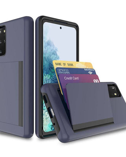 Armor Protective Card Holder Case for Samsung S20 Plus With 2-Pack Screen Protectors - Libiyi