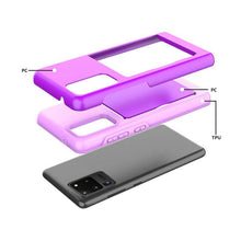 Laden Sie das Bild in den Galerie-Viewer, Armor Protective Card Holder Case for Samsung S20 Ultra With 2-Pack Screen Protectors - Libiyi