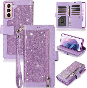 Bling Wallet Leather Case for Samsung S21 - Keilini