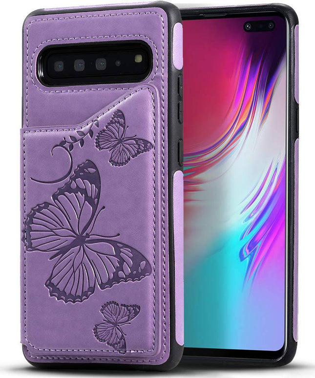 New Luxury Embossing Wallet Cover For SAMSUNG S10 5G-Fast Delivery - Libiyi