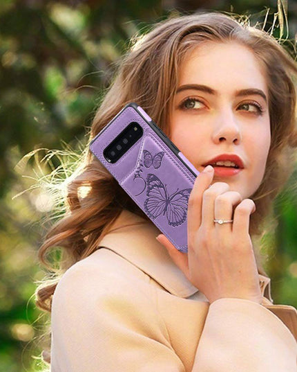 New Luxury Embossing Wallet Cover For SAMSUNG S10 5G-Fast Delivery - Libiyi