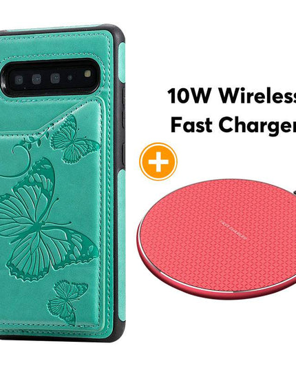 New Luxury Embossing Wallet Cover For SAMSUNG S10 5G-Fast Delivery - Libiyi