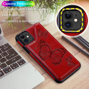 New Luxury Embossing Wallet Cover For iPhone 11-Fast Delivery - Libiyi