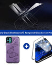 Violet / Pour iPhone 11 / Avec protecteur d'écran