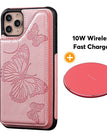 Or rose / Pour iPhone 11Pro / Avec chargeur sans fil