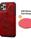 Rouge / Pour iPhone 11Pro / Avec chargeur sans fil