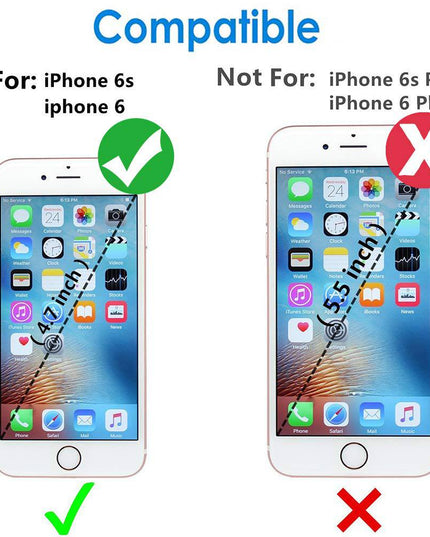 New Luxury Embossing Wallet Cover For iPhone 6/6S-Fast Delivery - Libiyi