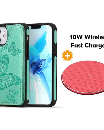 New Luxury Embossing Wallet Cover For iPhone 12 Mini-Fast Delivery - Libiyi