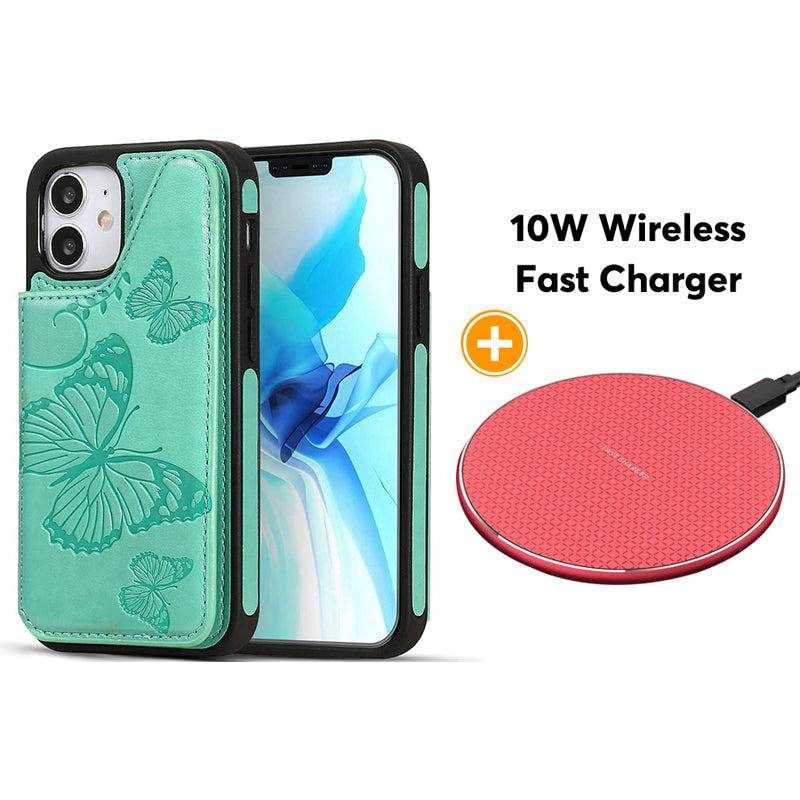 New Luxury Embossing Wallet Cover For iPhone 12 Mini-Fast Delivery - Libiyi