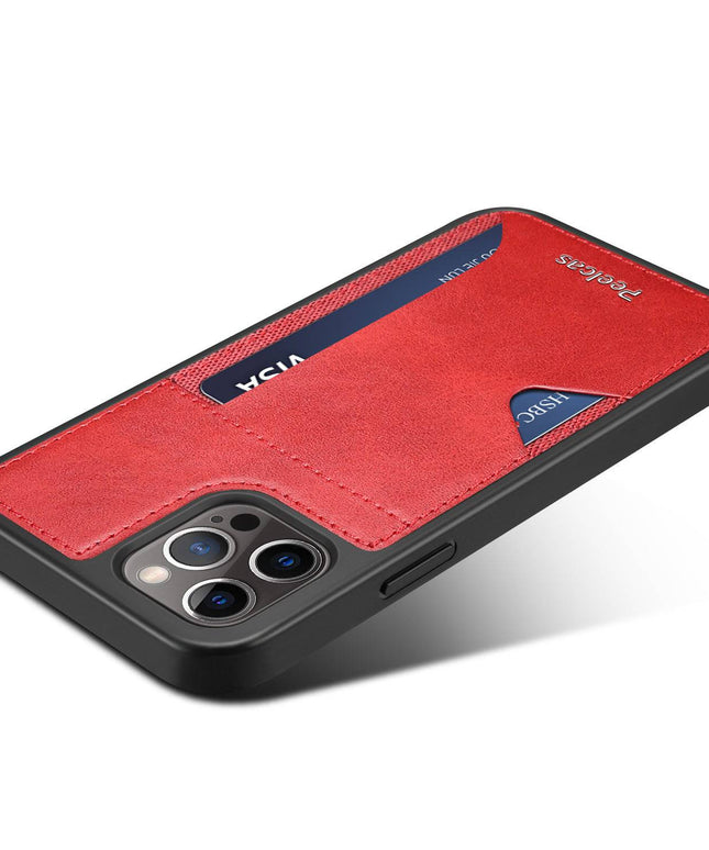 Ultra-thin leather card slot iPhone case - Libiyi