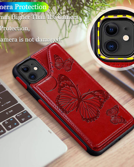 2022  New Luxury Embossing Wallet Cover For iPhone - Libiyi