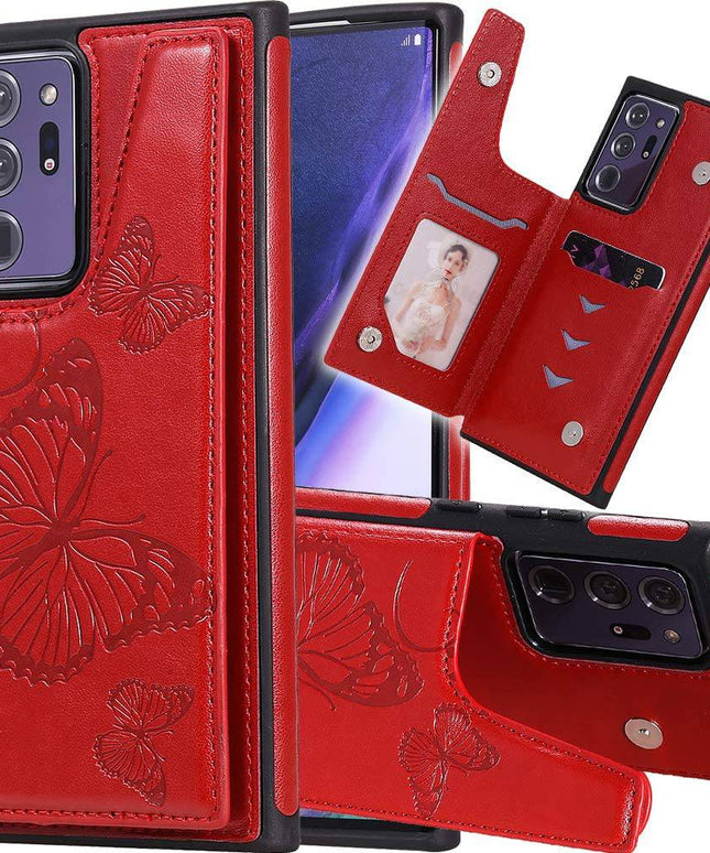 New Luxury Embossing Wallet Cover For SAMSUNG Note 20 Ultra-Fast Delivery - Libiyi