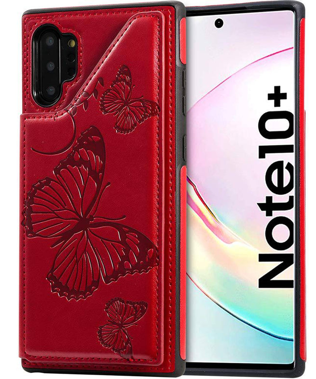 New Luxury Embossing Wallet Cover For SAMSUNG Note 10 Plus-Fast Delivery - Libiyi