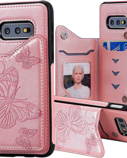 New Luxury Embossing Wallet Cover For SAMSUNG S10e-Fast Delivery - Libiyi