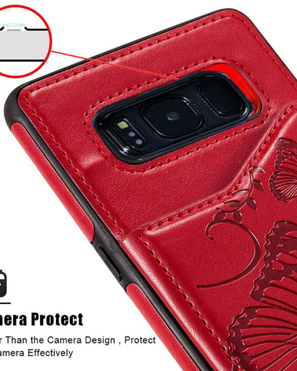 New Luxury Embossing Wallet Cover For SAMSUNG  S8 Plus-Fast Delivery - Libiyi