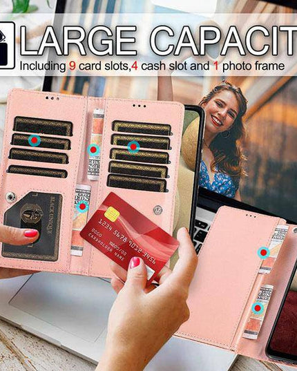 Bling Wallet Case with Wrist Strap for Samsung A42(5G) - Libiyi