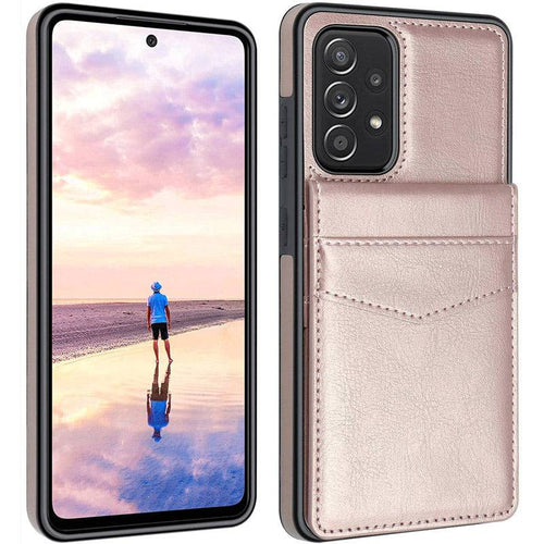 Dual Layer Lightweight Leather Wallet Case for Samsung Galaxy A52 - Libiyi