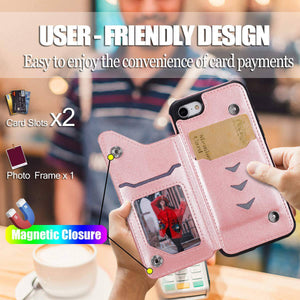 New Luxury Embossing Wallet Cover For iPhone 6 Plus/6s Plus-Fast Delivery - Libiyi