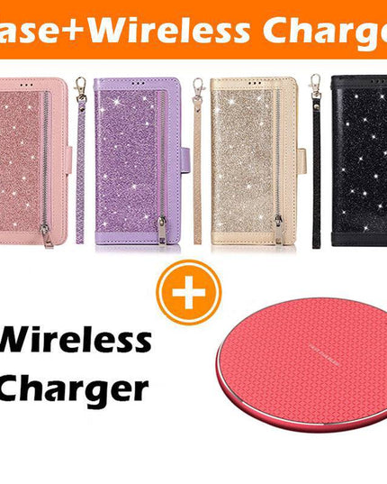 Bling Wallet Case with Wrist Strap for iPhone 12 Series - Libiyi