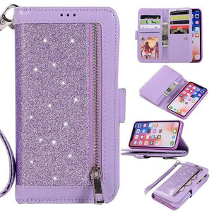 Bling Wallet Case with Wrist Strap for iPhone 12 Series - Libiyi