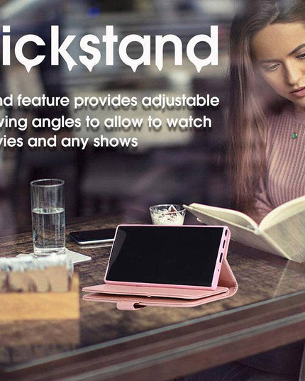 Bling Wallet Case with Wrist Strap for Samsung Note 20 Series - Libiyi