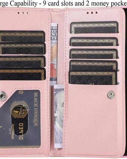 Samsung Note 20 Series Bling Wallet Case with Wrist Strap - Libiyi