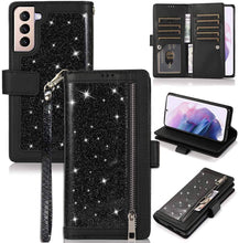 Load image into Gallery viewer, Bling Wallet Leather Case for Samsung S21 - Libiyi