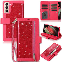 Load image into Gallery viewer, Bling Wallet Leather Case for Samsung S21 - Libiyi