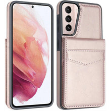 Laden Sie das Bild in den Galerie-Viewer, Dual Layer Lightweight Leather Wallet Case for Samsung Galaxy S21 Plus - Libiyi