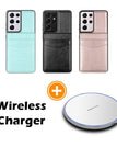 Or rose / S21 Ultra (5G) / Boitier+Chargeur Sans Fil 15W