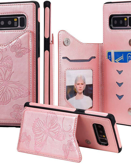 New Luxury Embossing Wallet Cover For SAMSUNG Note 8-Fast Delivery - Libiyi