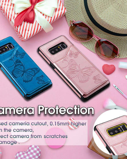 New Luxury Embossing Wallet Cover For SAMSUNG Note 8-Fast Delivery - Libiyi