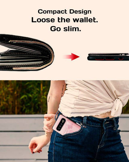 Luxury Embossing Wallet Cover For SAMSUNG S10 Plus - Libiyi